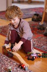 Can you guess which pair of shoes is mine?