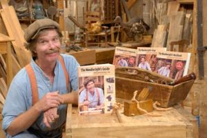 Roy, hocking his wares...