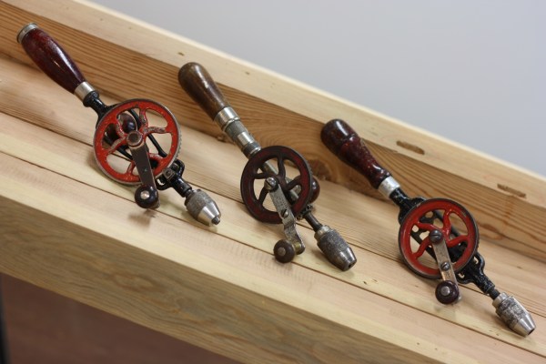 Still trying to figure out which hand drill to give him...