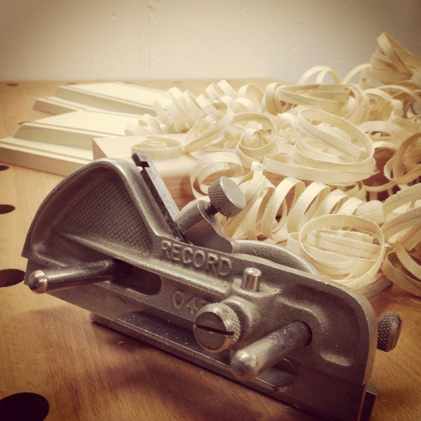 Record 043 avec curls of shavings but sans fence...